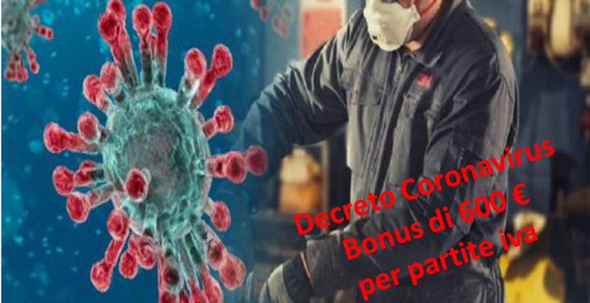 Coronavirus, bonus per sostegno partite iva.